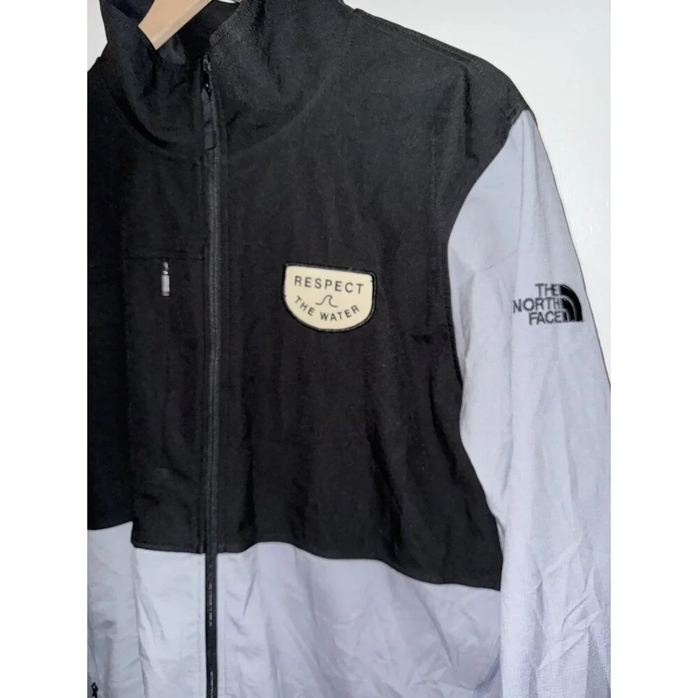 The North Face Castle Rock Jacket Collared Black/Grey Polyester Men’s Size XL